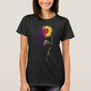 Rett-syndroom bewustwording zonnebloem t-shirt
