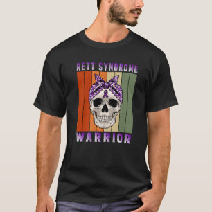 Rett-syndroom Krijger Vintage Rett-stoornis Schede T-shirt