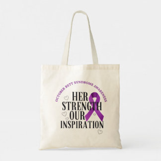 Rett Syndroom Oktober Bewustzijn Tote Bag