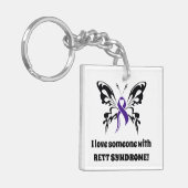 Rett syndroom Sleutelhanger (Voorkant Links)