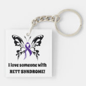 Rett syndroom Sleutelhanger (Achterkant)