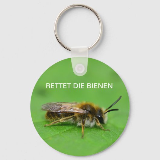 Rettet die Bienen Sleutelhanger (Voorkant)