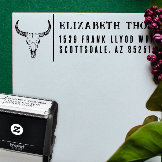 Return Address Country Western Weddenschap Nash Ba Zelfinktende Stempel