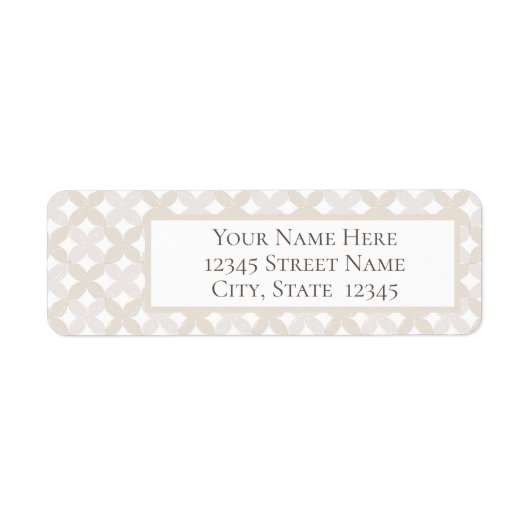 Return Address Label (Voorkant)