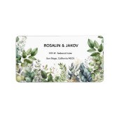 Return Address Label (Voorkant)