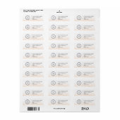 Return Address Label (Full Sheet)