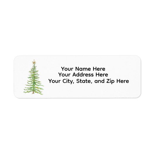 Return Address Label (Voorkant)