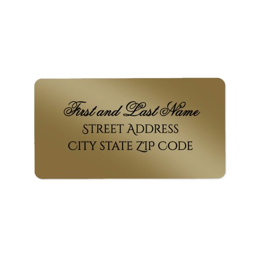 Return Address Label (Voorkant)