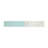 Return Address Label, Beach Starfish Adreslabel Wikkel (Individueel)