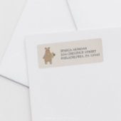 Return Address Label Boho Woodland Beer