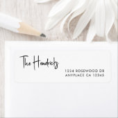 Return Address Label | Modern Minimal Mail Labels (Insitu)