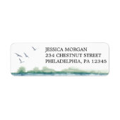 Return Address Label Mountain Lake (Voorkant)
