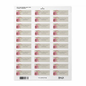 Return Address Labels Modern Bride Shower (Full Sheet)