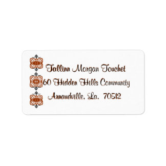 Return-address-labels-scrolls Etiket