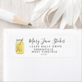 RETURN ADDRESS liemonade Etiket (Insitu)