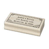 Return address stamp rubberstempel (Stempel)