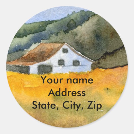 Return Address Sticker (Voorkant)