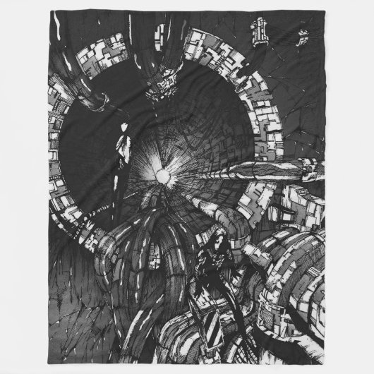 Return from a Dead File Fleece Deken (Voorkant)