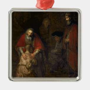 Return of the Prodigal Son, c.1668-69 Metalen Ornament