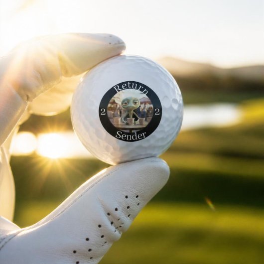 Return to Sender grappige alien Golfballen