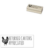 RETURNED CARTONS APPRECIATED RUBBERSTEMPEL (Gestempeld)