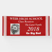  reübanner, uw FOTO, TEKST Spandoek (Horizontaal)