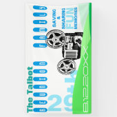  reübanner voor projectorfamilie spandoek (Verticaal)