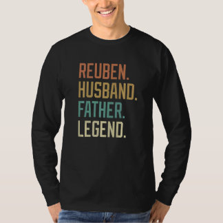 Reuben Husband Father Legend Father's Day Retro   T-shirt