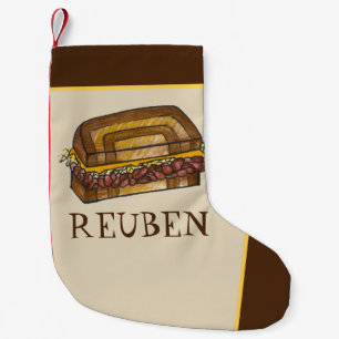 Reuben Sandwich Jewish Deli Cuisine Hanukkah Kleine Kerstsok