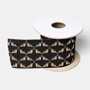 Reuk Yoga Cats Ribbon Satijnen Lint