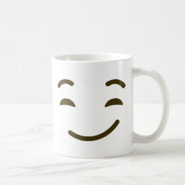 Reukzijde Smirk Emoji Cute Emoticon Funny face Koffiemok