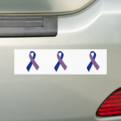 reuma awareness blauwe lint bumpersticker (Op auto)