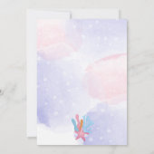 Reumaïde kat-zeemmeisje, uitnodiging voor verjaard (Achterkant)