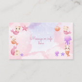 Reumaïde kattenmeisje, schattige verjaardag informatiekaartje (Voorkant)