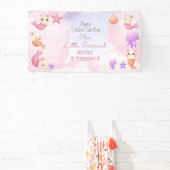 Reumaïde kattenmeisje, schattige verjaardag spandoek (Insitu)