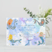 Reumaïde kattenzeemeermin waterverf verjaardag kaart (Staand voorkant)