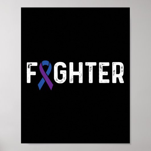 Reumatoïde artritis Awareness Ribbon RA Fighter Poster (Voorkant)