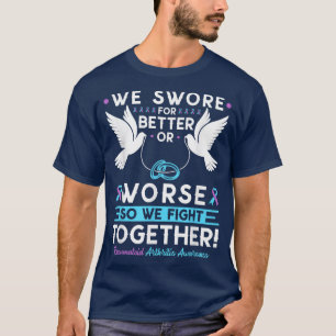 Reumatoïde artritis Bewustheid Echtgenoot Echtgeno T-shirt