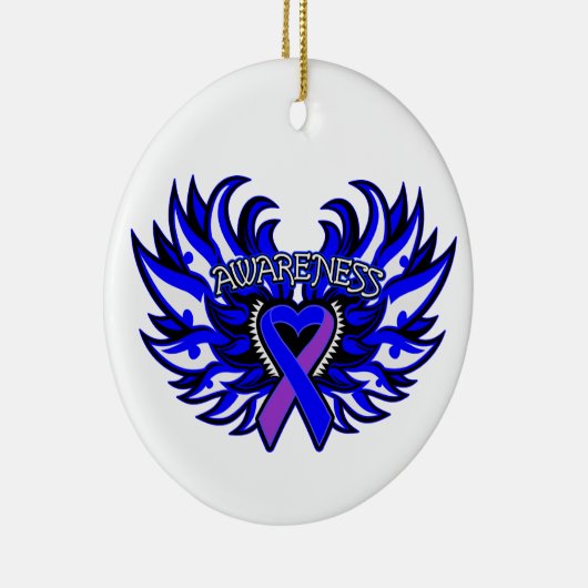 Reumatoïde artritis Bewustheid Hartaandoeningen Keramisch Ornament (Rechts)