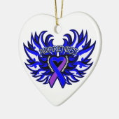 Reumatoïde artritis Bewustheid Hartaandoeningen Keramisch Ornament (Links)