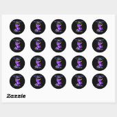 Reumatoïde artritis Bewustingsdraak Ik heb drie Ronde Sticker (Vel)