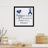 Reumatoïde artritis is niet alleen..Bewustheid Pos Poster (Keuken)