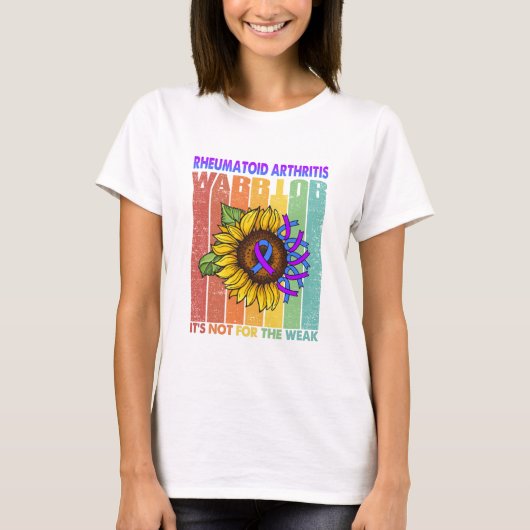 Reumatoïde artritis Warrior Het is niet voor de zw T-shirt (Voorkant)