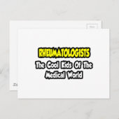 Reumatologen... Cool Kinder van Medische Wereld Briefkaart (Voorkant / Achterkant)