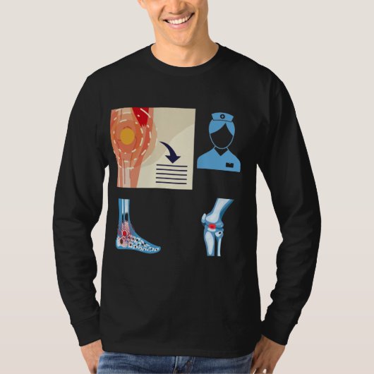 Reumatologie Verpakking voor urse ticker - Reumato T-shirt (Voorkant)