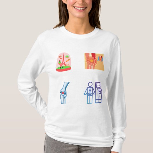 Reumatologie Verpakking voor urse ticker - Reumato T-shirt (Voorkant)