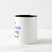 reumatoloog tweekleurige koffiemok (Center)