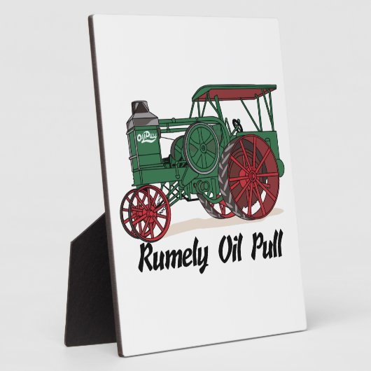 Reumely Oil Pull Tractor Fotoplaat (Zijkant)