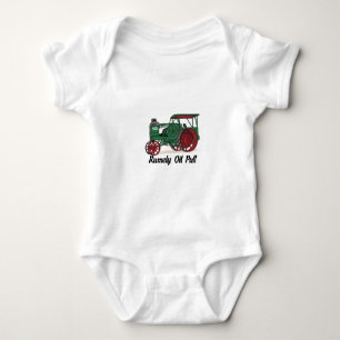 Reumely Oil Pull Tractor Romper