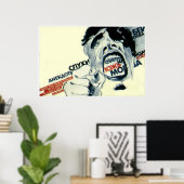 Reumors, leeuwen, verhalen, praatjes poster (Thuiskantoor)